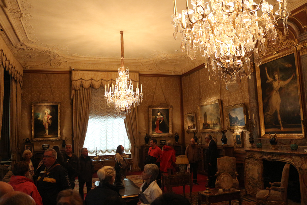 The so called Morning Room on the ground floor of Waddesdon Manor House