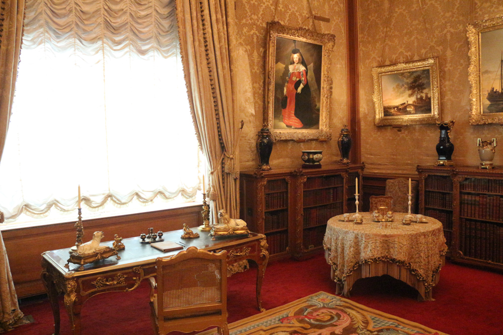 The so called Morning Room on the ground floor of Waddesdon Manor House