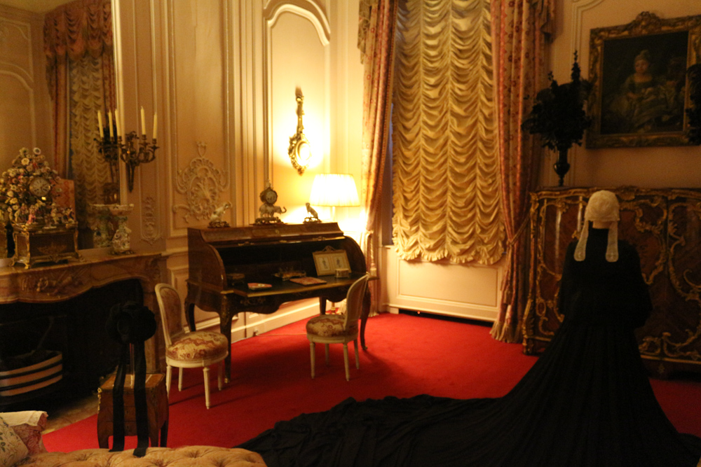 State Bedroom where Queen Victoria took a nap during her visit to Waddesdon Manor House in May 1890