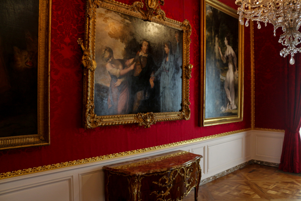 On the first floor of Waddesdon Manor House