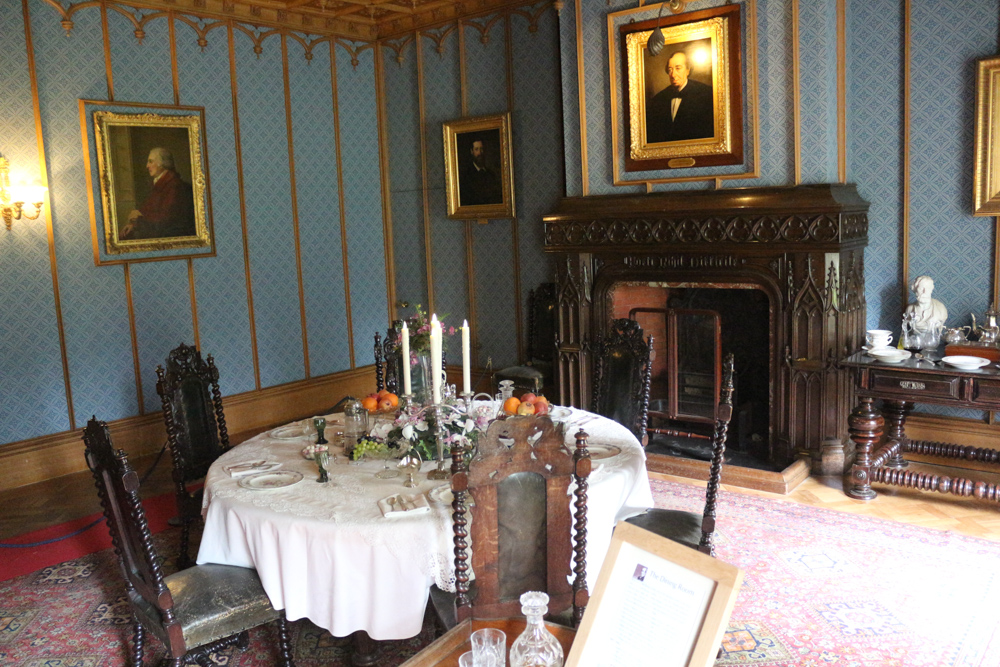 Speisesaal im Erdgeschoss von Hughenden Manor