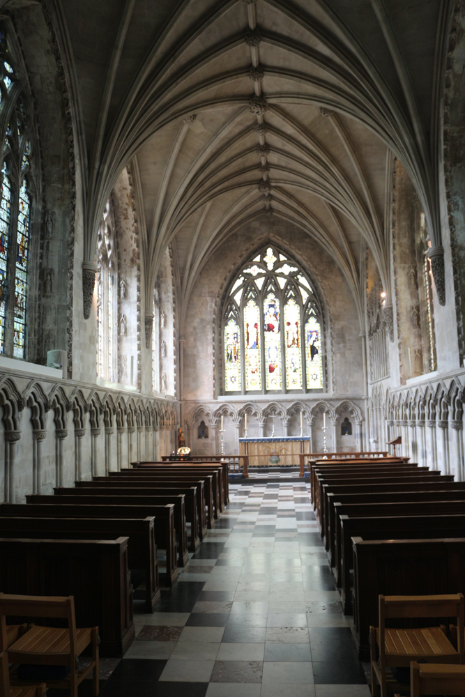 The Lady Chapel at the east end of St Albans Cathedral