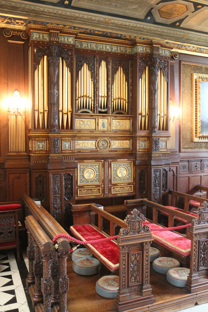 Orgel in Kapelle des Hatfield House