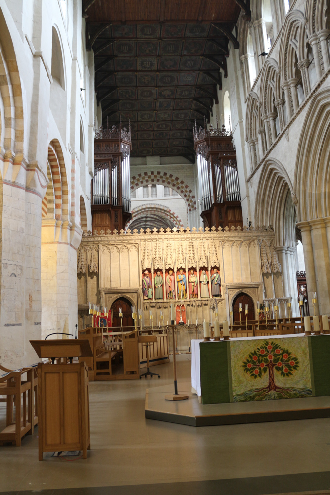 Main altar of St Albans Cathedral