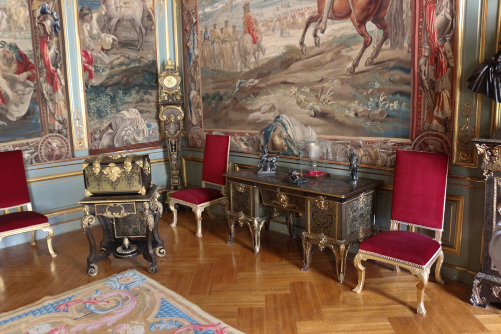 Drittes Prunkgemach in der Zimmerflucht bzw. Enfilade von Räumen westlich des großen Speisesaals in Blenheim Palace