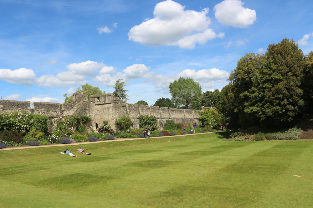 Der sogenannte "The Grove" Park neben dem New College