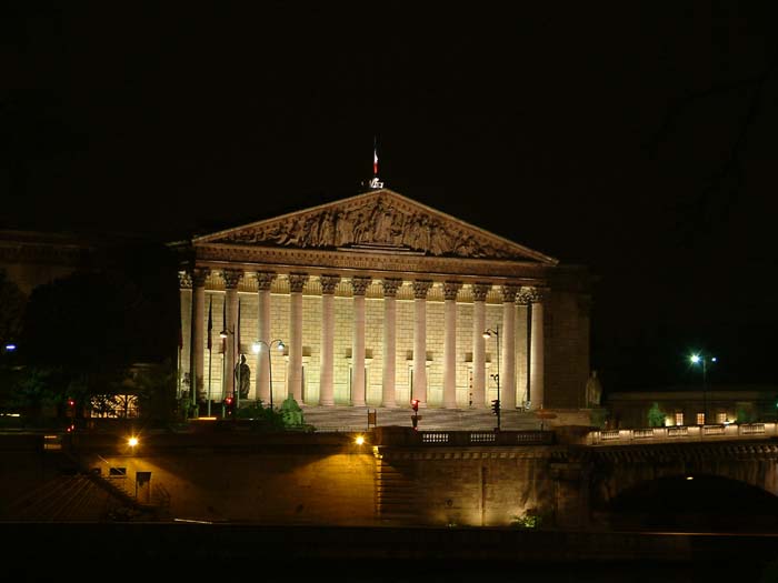 Assemblée Nationale by night