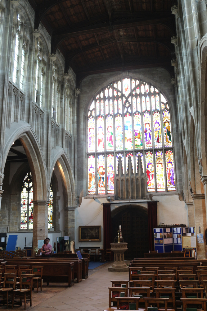 Holy Trinity Church where Shakespeare was baptised and is buried