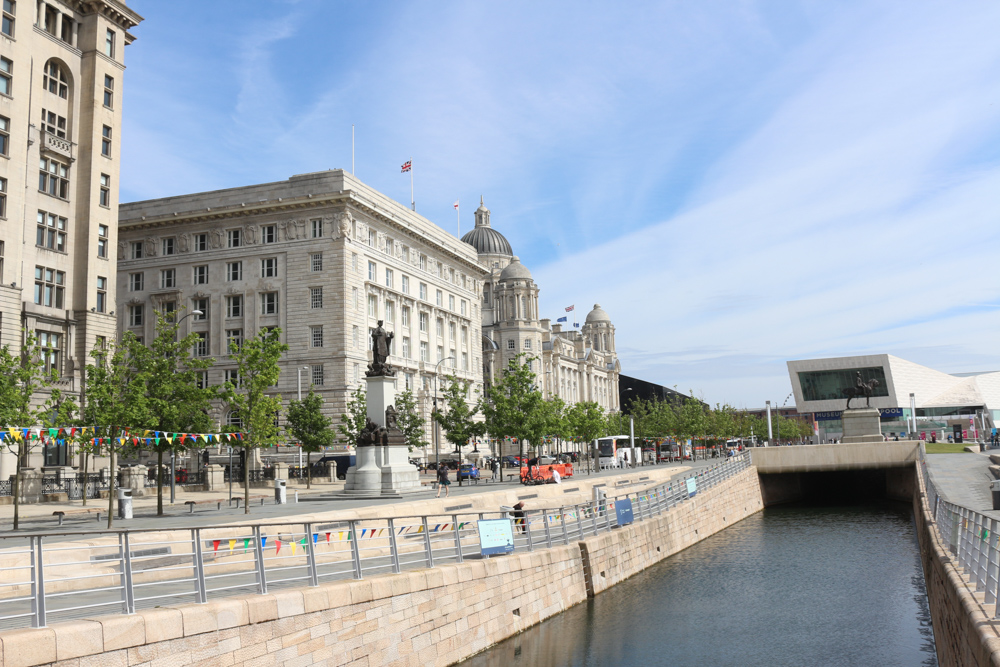 Two of the Three Graces and the Museum of Liverpool