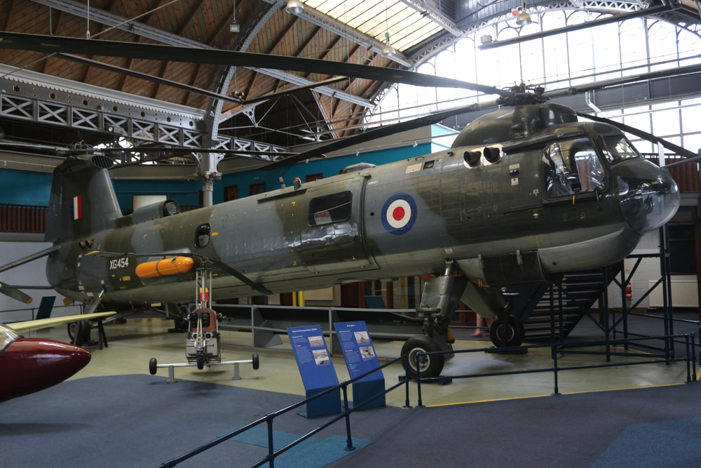 Helicopter in the Manchester Museum of Science and Industry