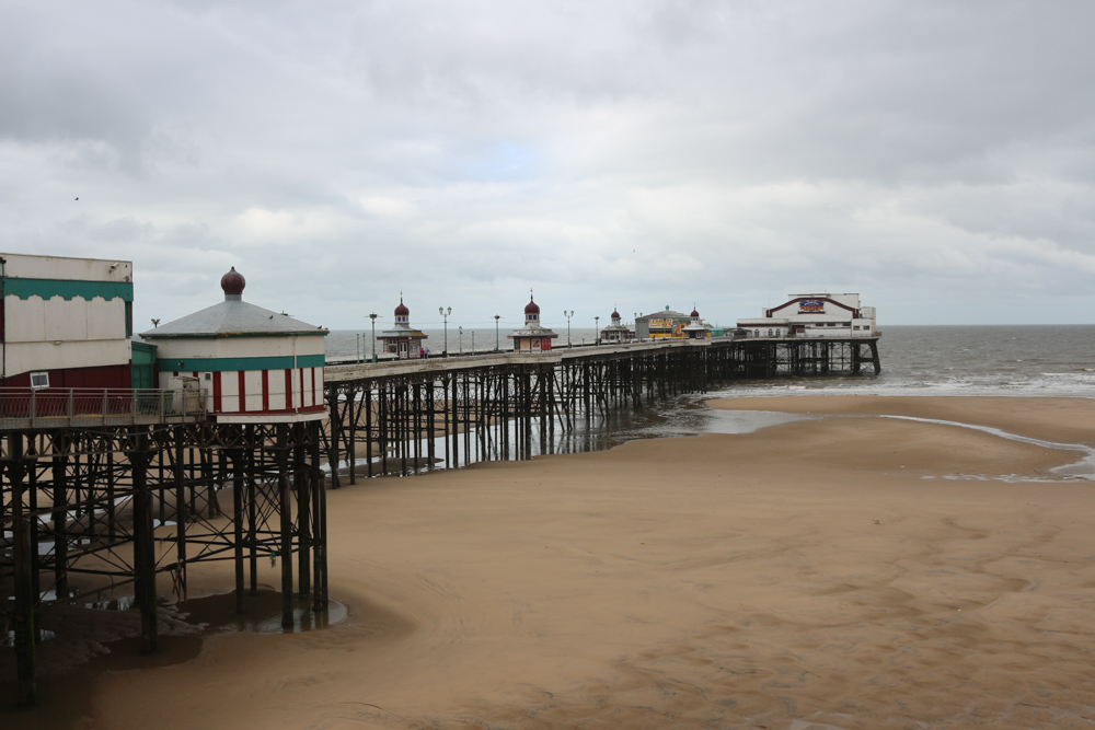 Der nördliche Pier von Blackpool