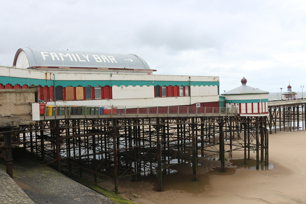 Der nördliche Pier von Blackpool