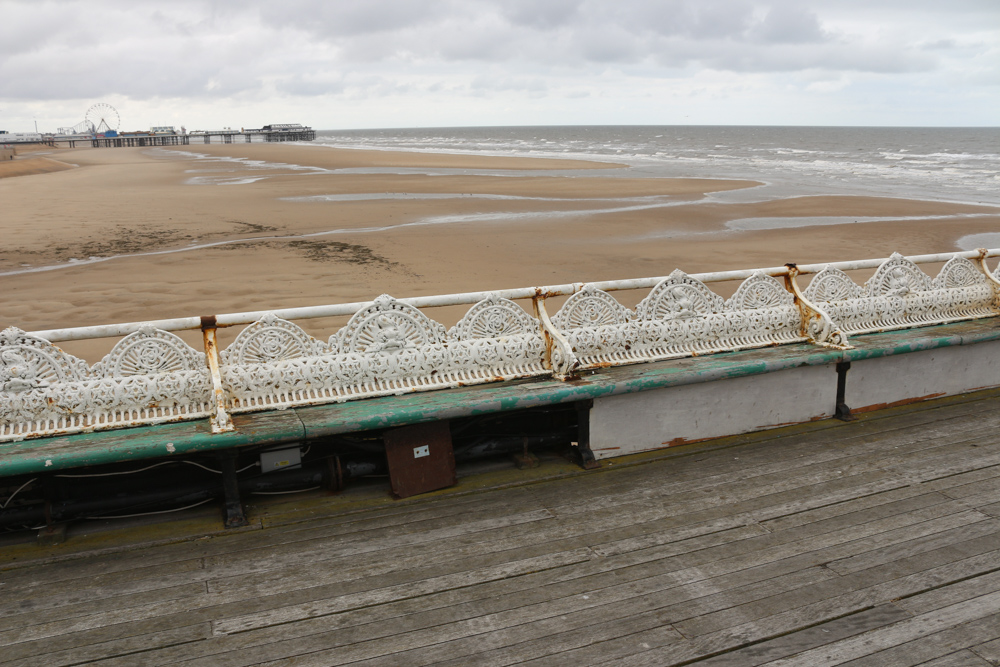 Crumbling attractions on the Blackpool North Pier