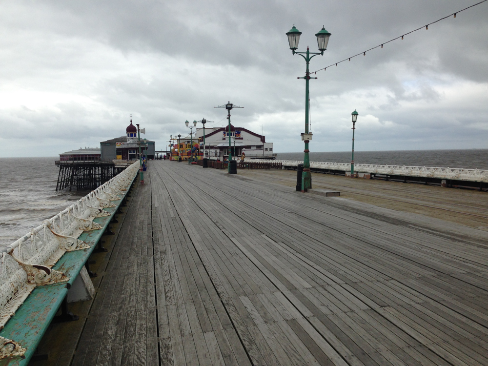 Der nördliche Pier von Blackpool