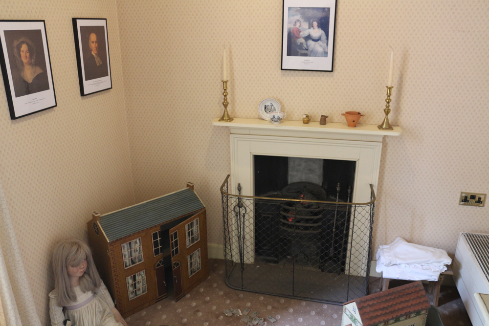 Children's sleeping room inside the house of New Lanark factory manager Robert Owen