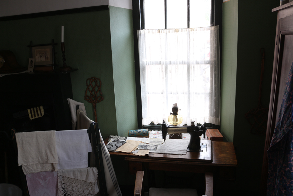 Example workers apartment in the living quarters of the New Lanark factory