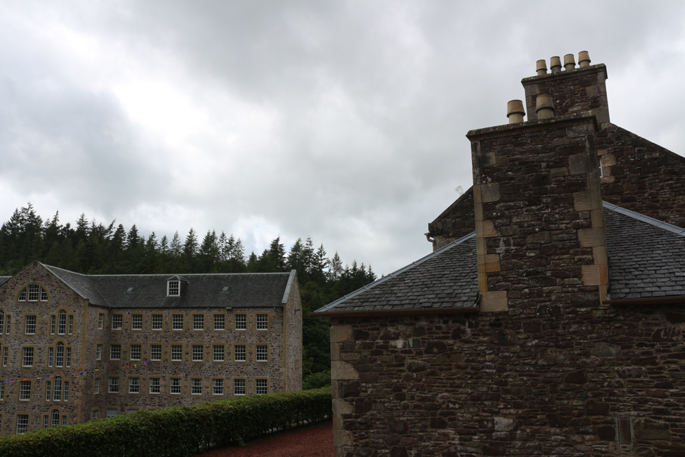 Living quarters for the workers and their families of New Lanark