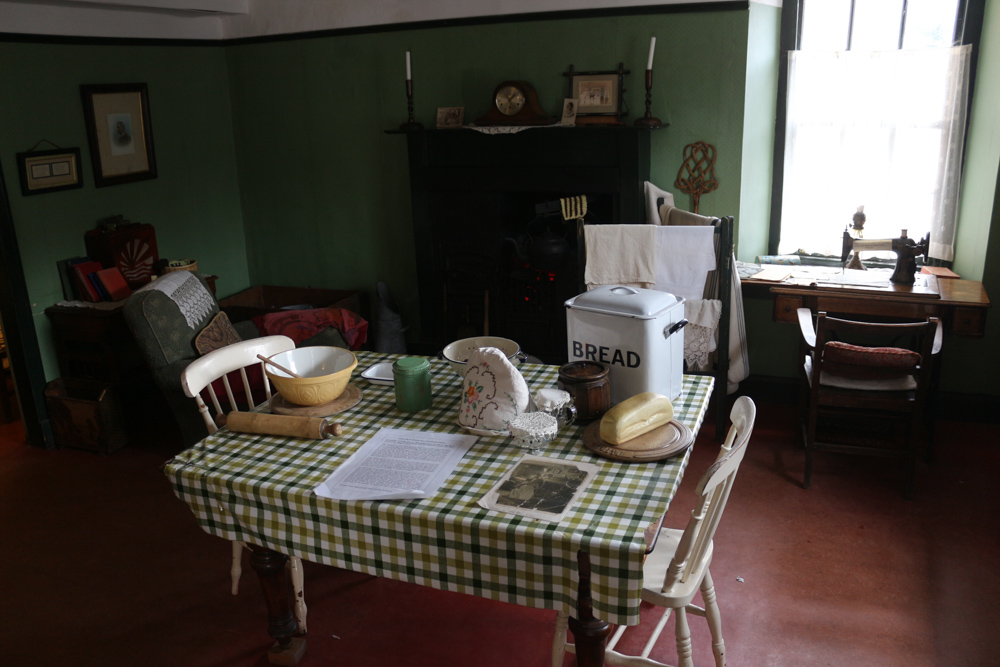 Example workers apartment in the living quarters of the New Lanark factory