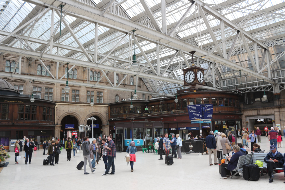 Der Bahnhof Glasgow Central