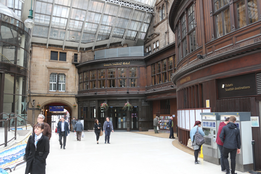 Der Bahnhof Glasgow Central