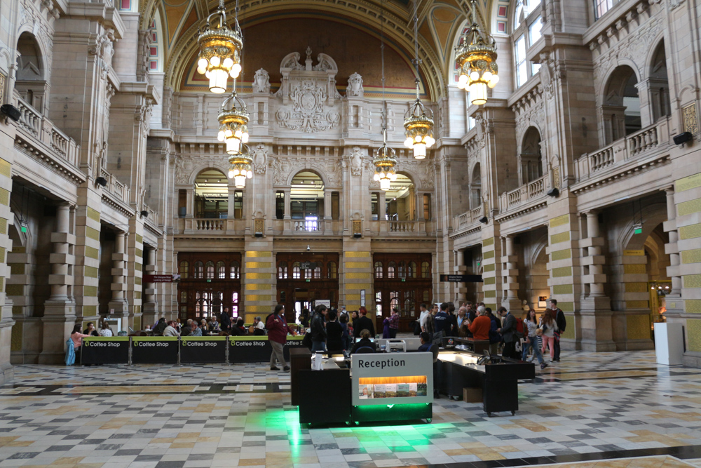 Reception and entrance hall of Kelvingrove Museum