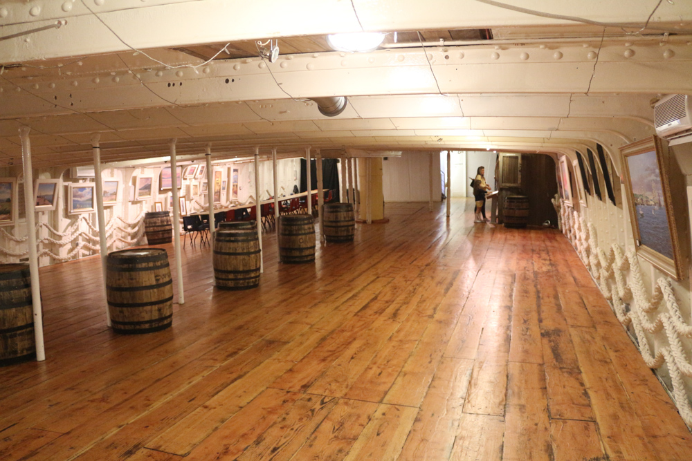 Storage room of the Tall Ship