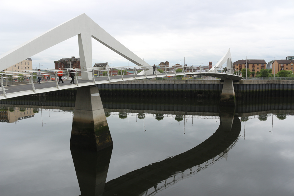 Brücke über den Fluss Clyde