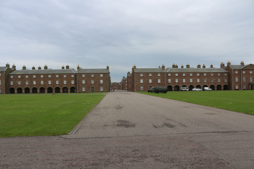 Kasernengebäude im Fort George