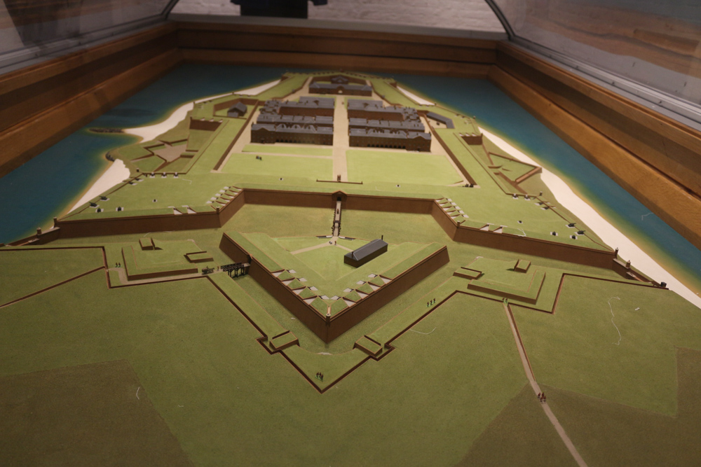Overview model of Fort George
