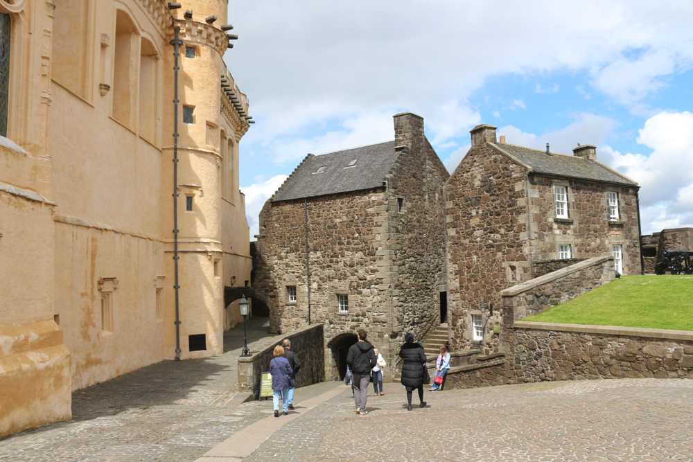 Path down to the barracks of Stirling Castle