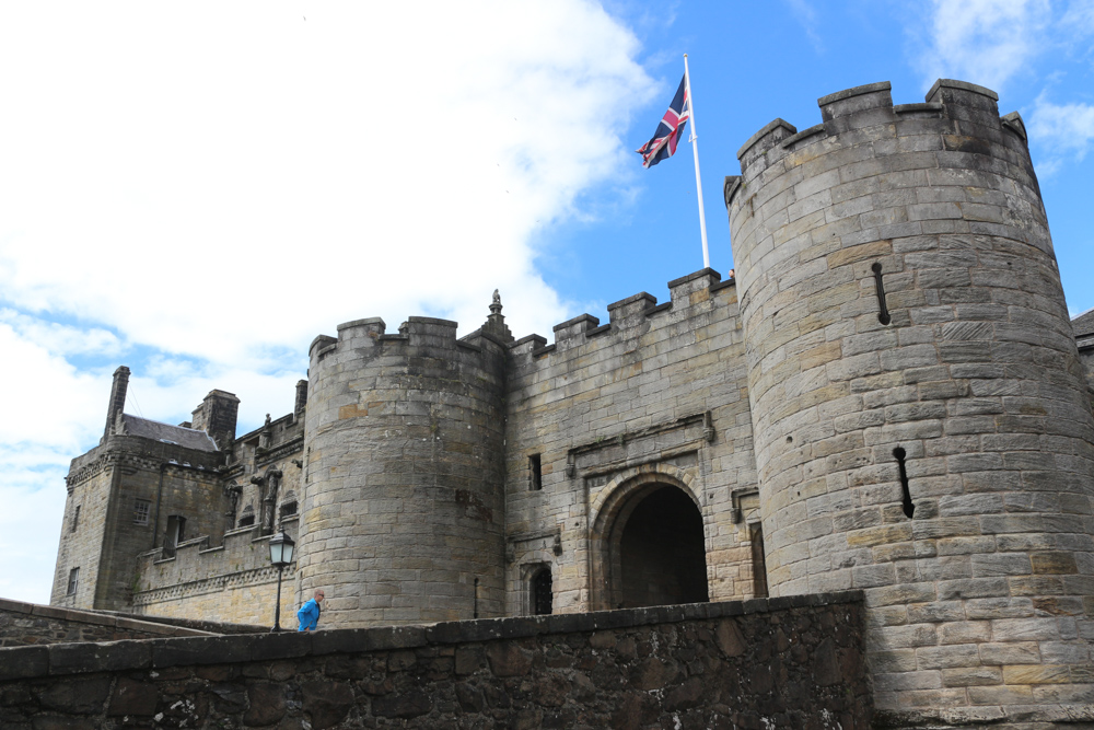 Entrance gate to the outer close of Stirling Castle