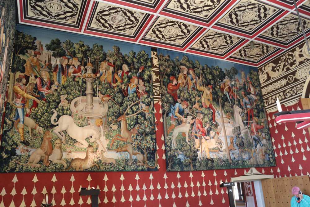 Rekonstruktion der Wandteppiche in den Königlichen Gemächern des Stirling Castle