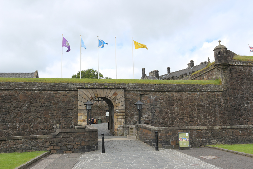 Haupteingang des Stirling Castle