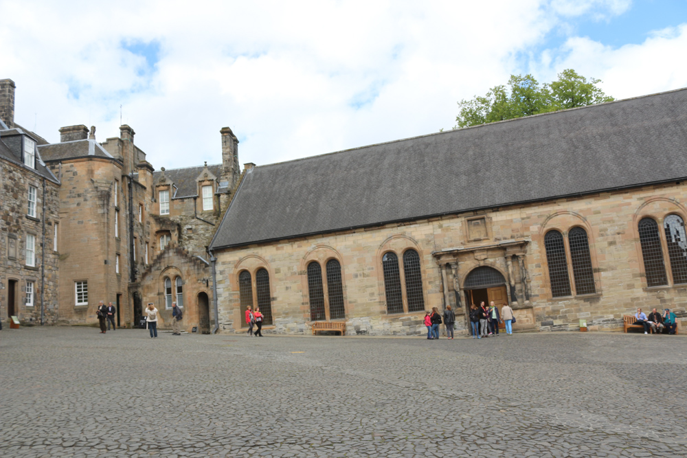 Inner Close with the Chapel Royal of Stirling Castle