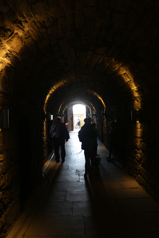 Tunnel leading to the Ladies' Lookout of Stirling Castle