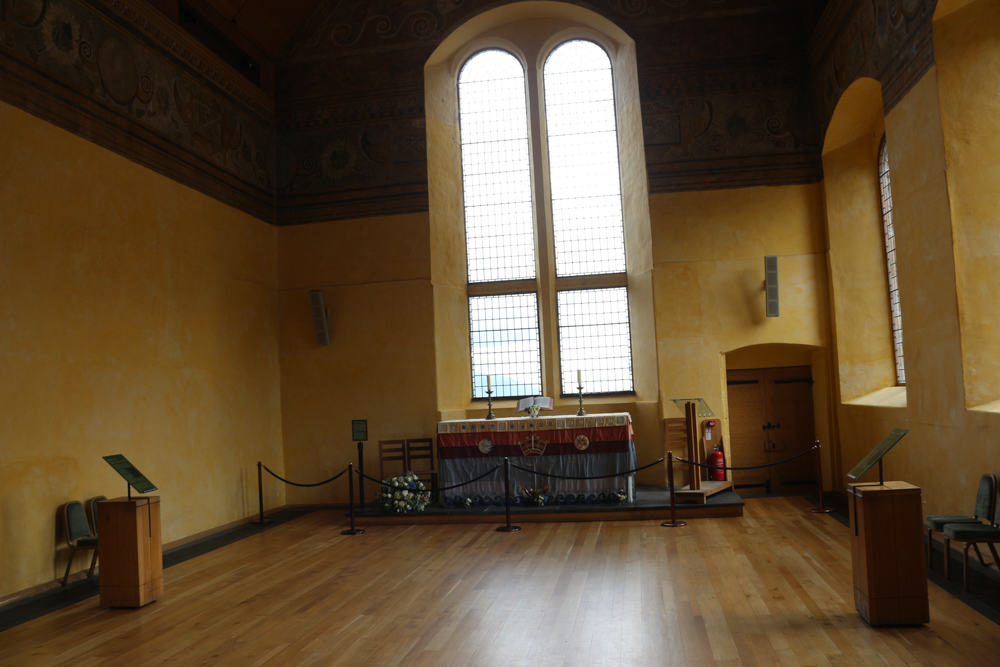 Newly renovated Chapel Royal of Stirling Castle