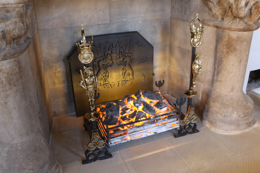 Kamin in den Königlichen Gemächern des Stirling Castle