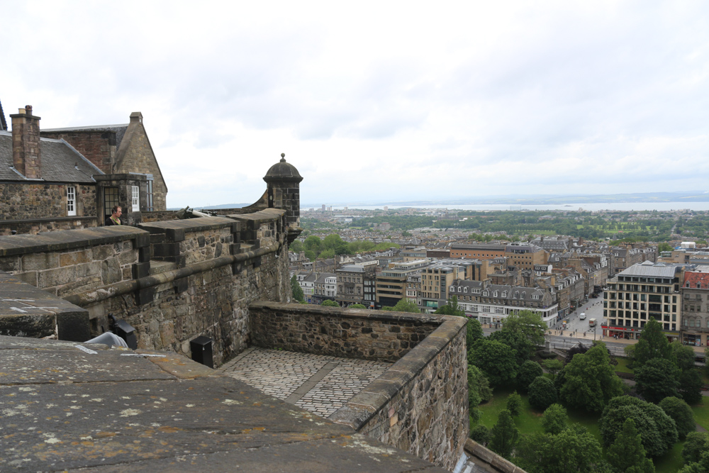 Blick vom Edinburgh Castle über die Stadt