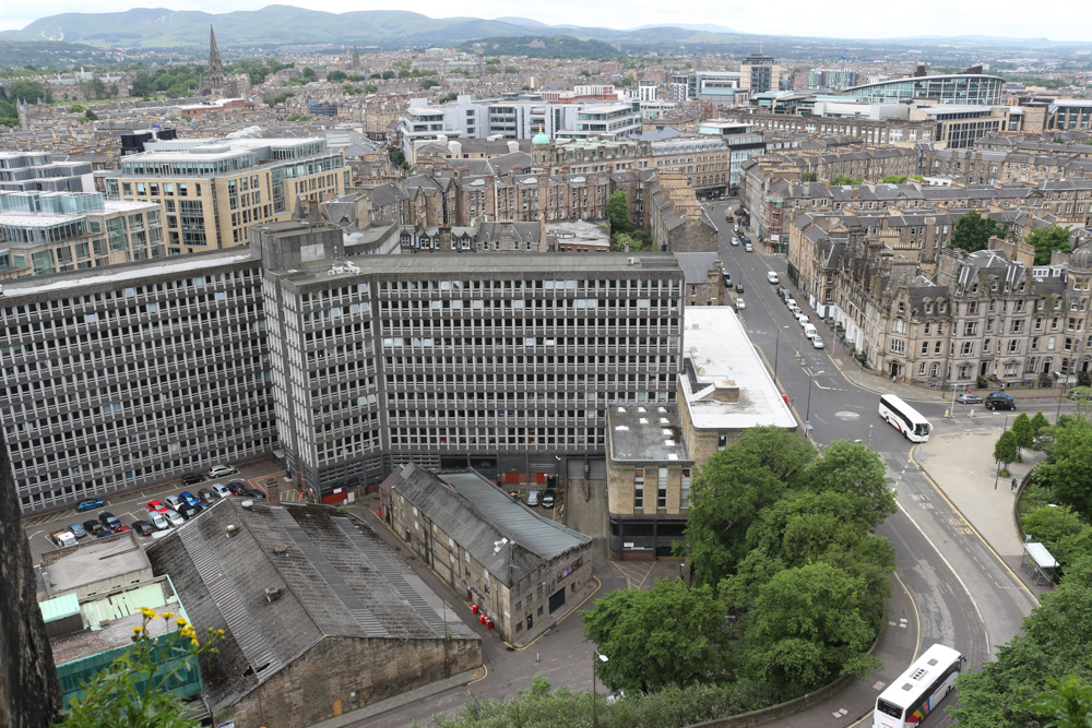 Blick vom Edinburgh Castle über die Stadt