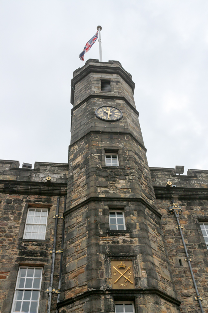 Innenhof des Edinburgh Castle Königspalasts