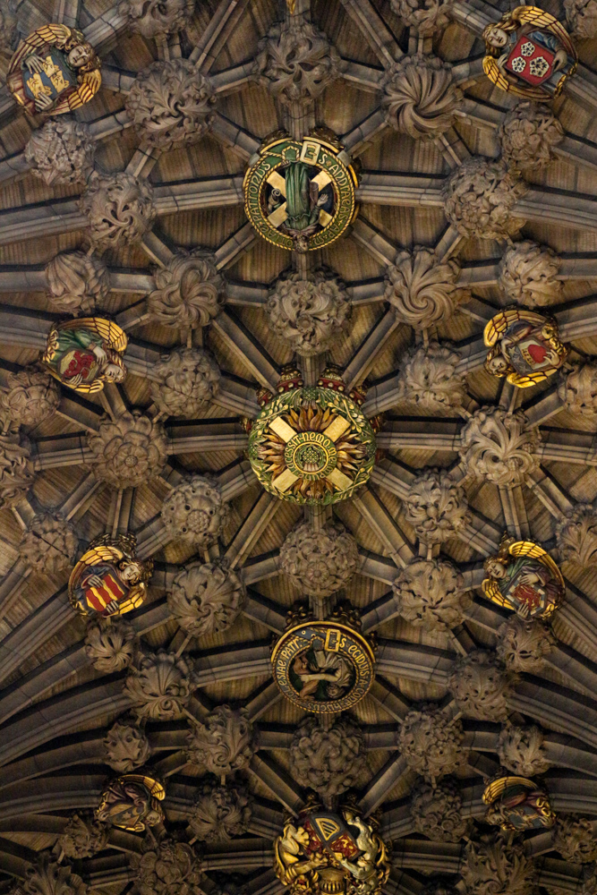 Ceiling of the Thistle Chapel in St Giles' Cathedral