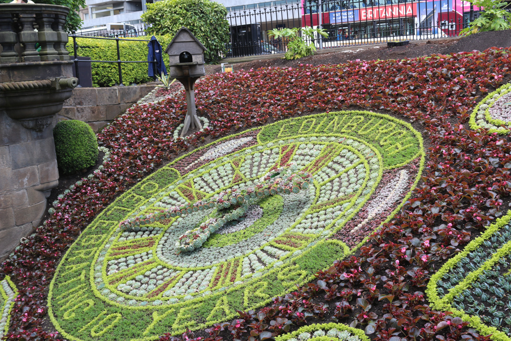 Edinburgh flower clock