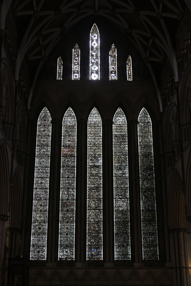 Großes Fenster im nördlichen Seitenschiff des York Minster