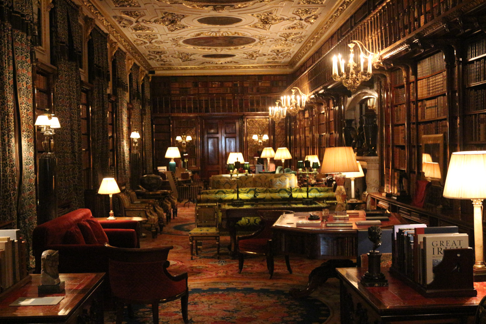 Chatsworth House Library