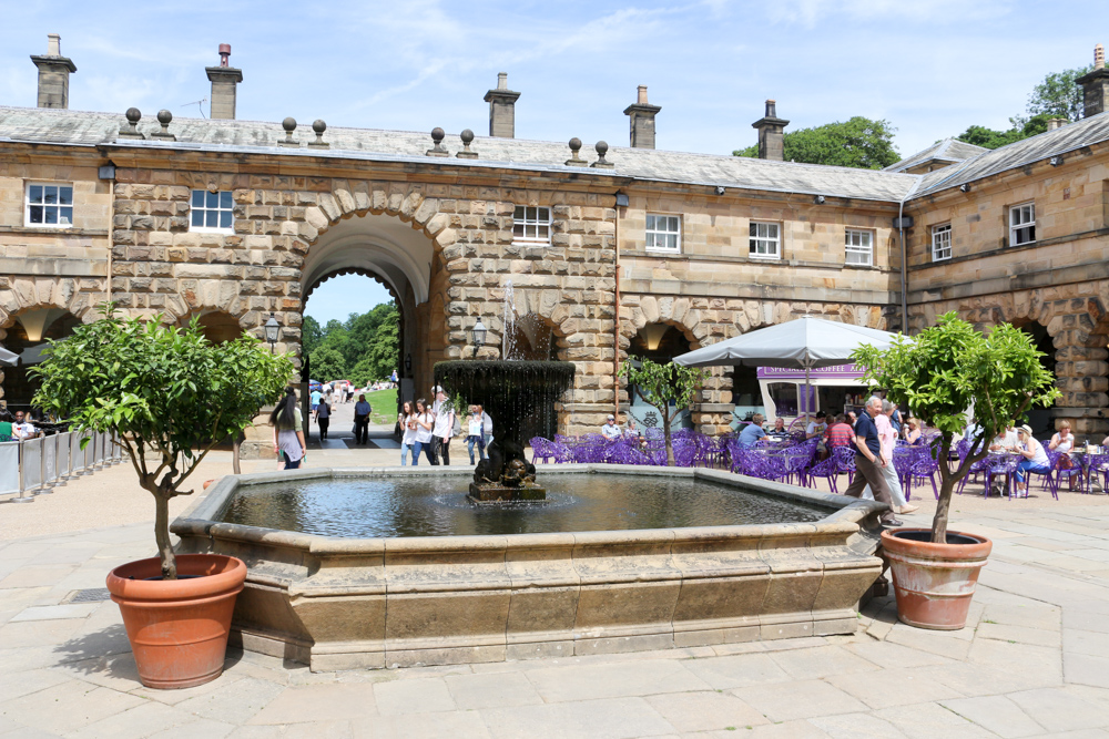 The former stables of Chatsworth House now feature shops and restaurants