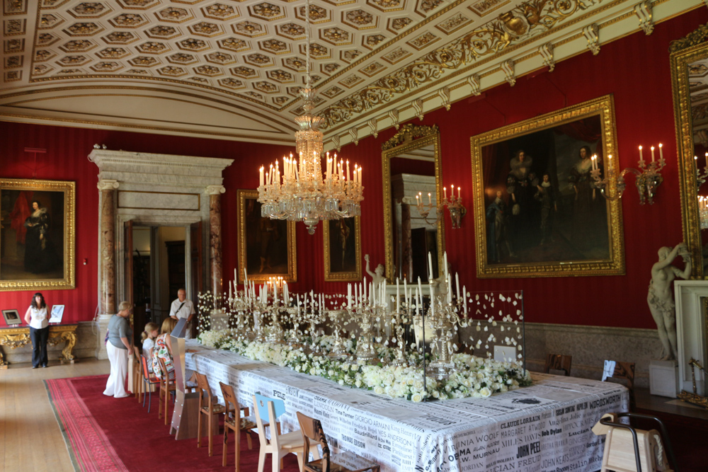 Dining room of Chatsworth House
