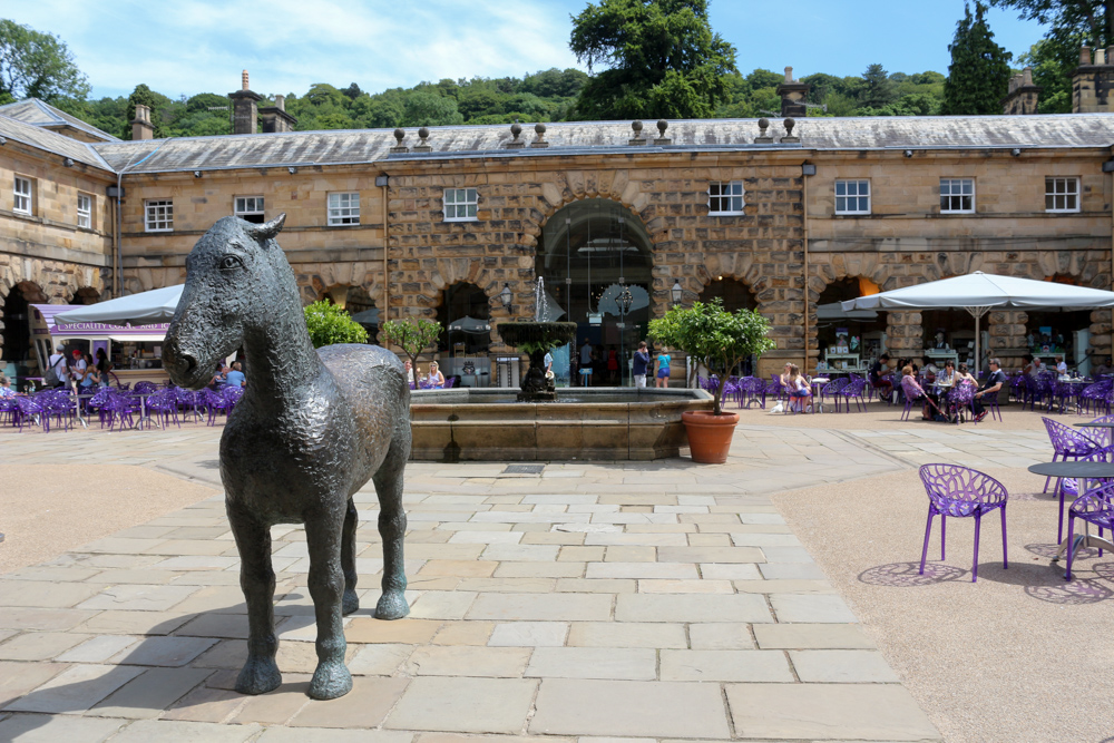 The former stables of Chatsworth House now feature shops and restaurants
