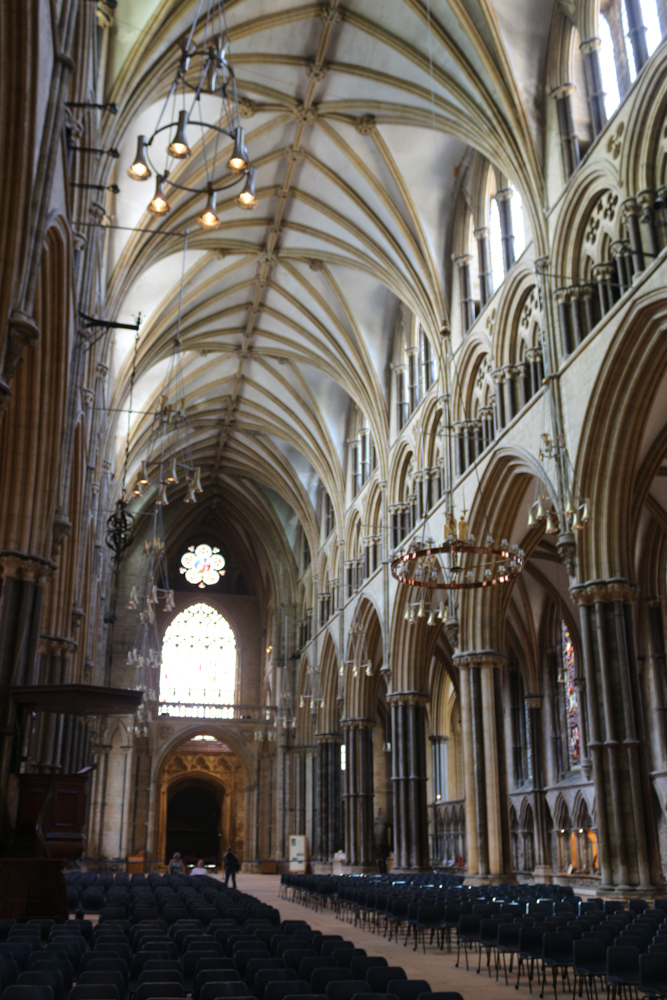 Hauptschiff der Kathedrale von Lincoln