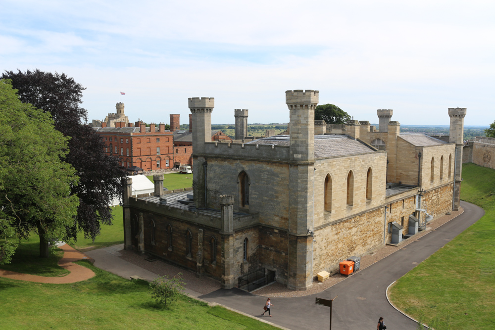 Gerichtsgebäude des Lincoln Crown Court innerhalb der Mauern des Lincoln Castle