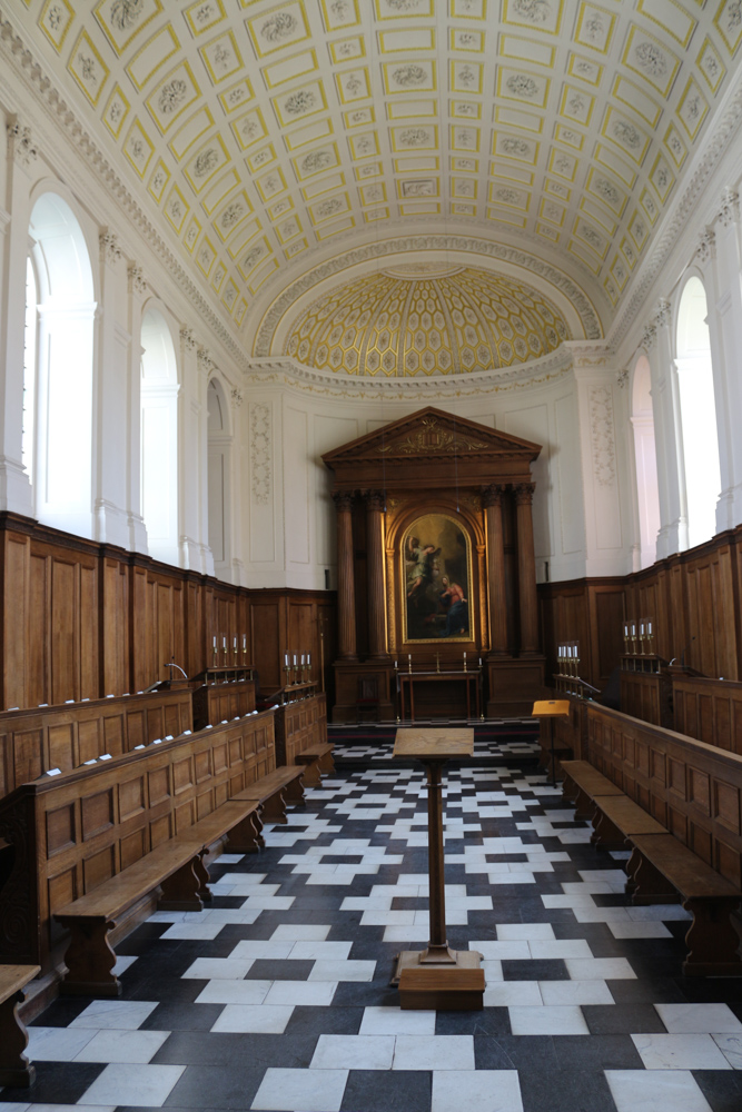 Kapelle im Clare College von Cambridge